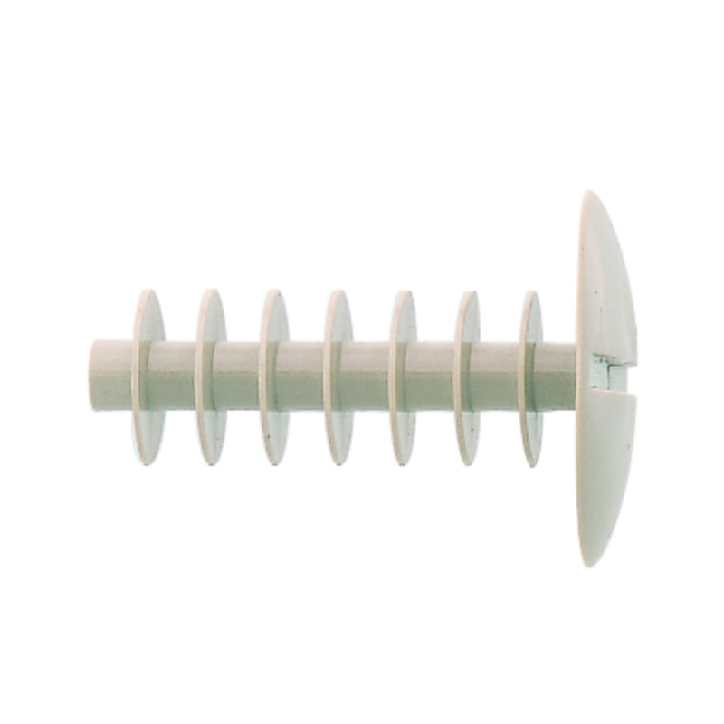fischer Abdeckkappen AD 12 x 40 G, grau, Kunststoff, 100 Stück