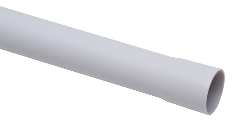 Kopp Isolierrohr starr mit Muffe grau 25 mm × 2 m