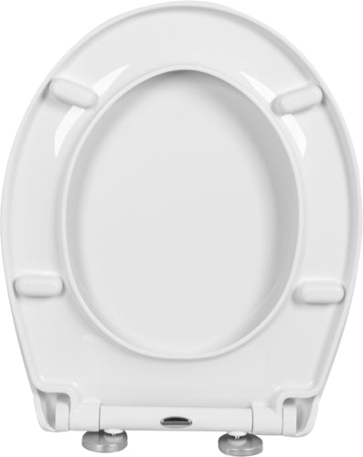 PRIMA Classic Thermoplast WC-Sitz Weiß mit Absenkautomatik