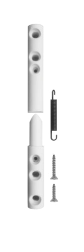 Schellenberg Scharnier Plus/Premium weiß, Scharniere mit Schließfeder