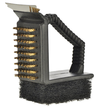 Haushalt International Grillreinigungsbürste 3in1 in Schwarz