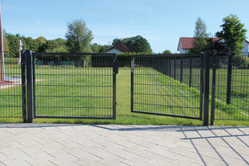 Growi Universaltor Medium zweiflügelig, anthrazit, 1800 x 3000 mm