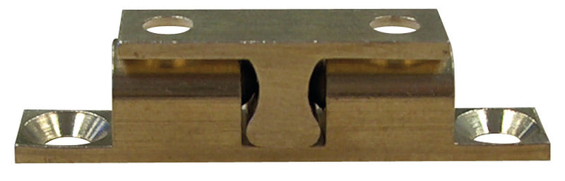 HSI Kugelschnäpper Messing blank mit Stahlkugel, messing