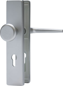 ABUS Türschutzbeschlag 0500 F1 SB, Farbe aluminium, Schild 51 x 240 mm