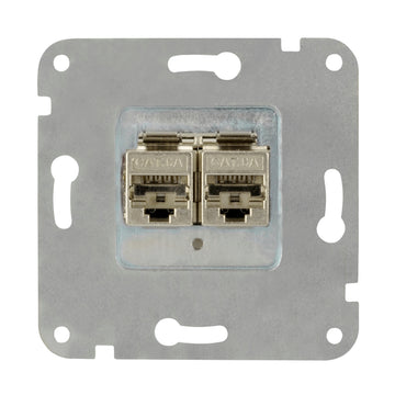 UNITEC Netzwerkdose CAT6, silber, 1 Anschluss
