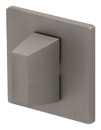 SCOOP Beschläge WC-Rosettenkit Quadratrossette Form 8040 Nickel satin