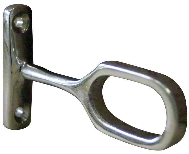 HSI Schrankrohr-Mittelträger aus Zamak, verchromt 30 x 15 mm