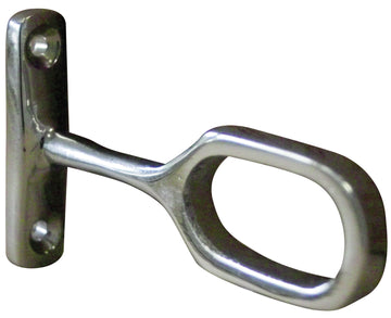 HSI Schrankrohr-Mittelträger aus Zamak, verchromt 30 x 15 mm