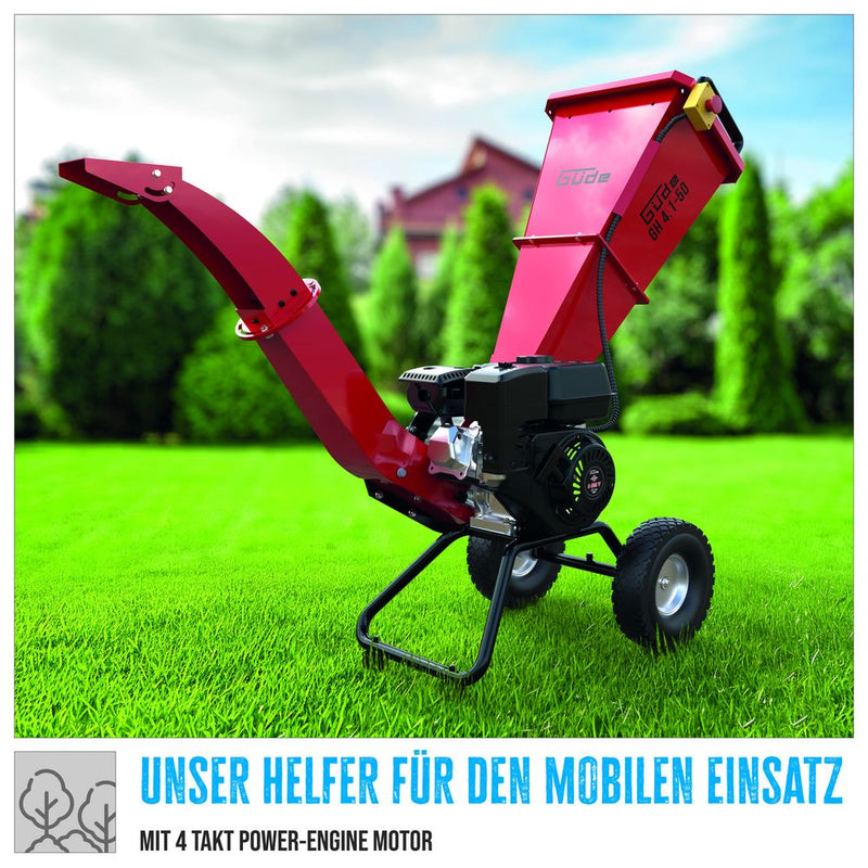 Güde Gartenhäcksler GH 4.1-50, Benzin-Häcksler in 4-Takt-Ausführung
