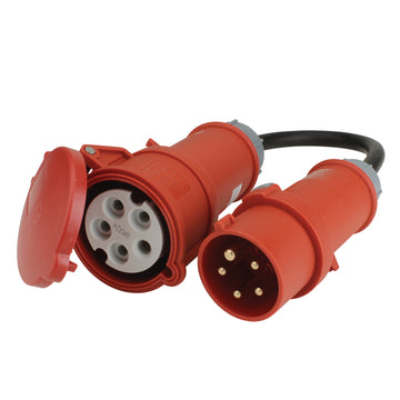 UNITEC Adapterleitung 16/32 A, 0,35 m, H07RN-F 5G 2,5 mm²