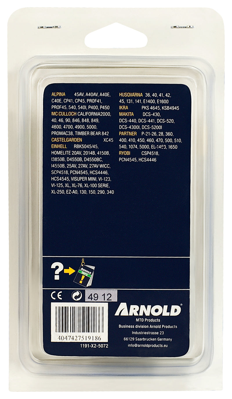 ARNOLD Sägekette 0,325", Treibgliedstärke 1,3 mm, 450 mm Länge