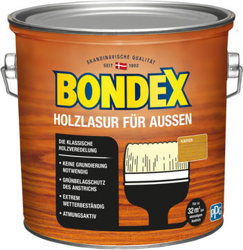 Bondex Holzlasur außen Kiefer, 2,5 l von PPG Coatings Deutschland GmbH