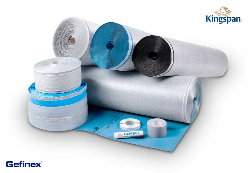 Gefinex Gefitas Systemanschlussstreifen R300 blau, 25 m Rolle