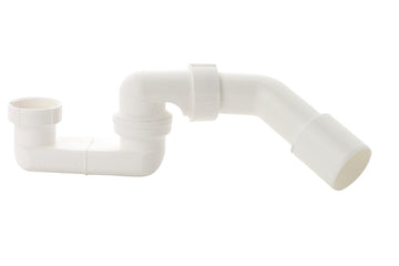 Schütte Siphon aus Kunststoff PP 1 1/2" x 40/50 mm für Brausetasse