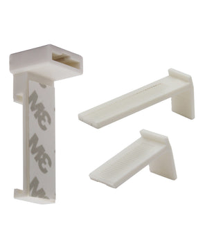 mydeco® Klemmträger-Set aus Kunststoff, verstellbar 10–24 & 23–42 mm