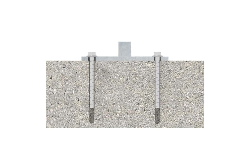 DELTA Gartenholz EASY-FENCE Pfostenträger für 70x70 Viereckpfosten 11x17x40 cm