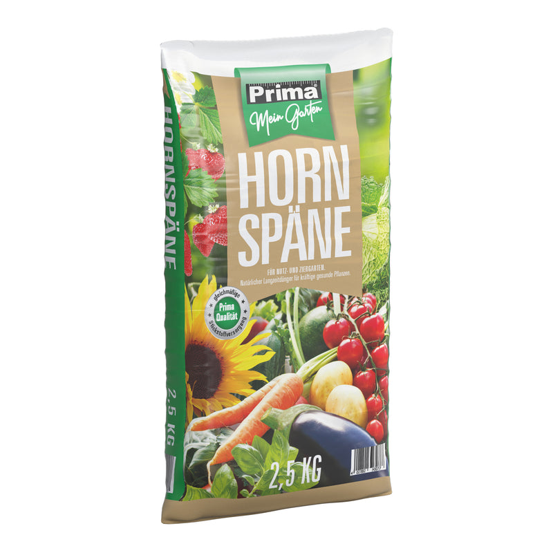 PRIMA Hornspäne 14%N, PE-Beutel im 1/2-Display, 2,5 kg