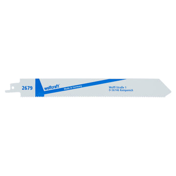 Wolfcraft Säbelsägeblätter Bi-Metall für Rohre, 220 mm (2 Stück)