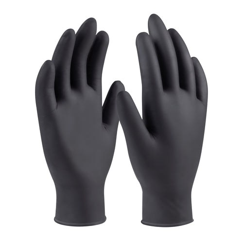 CONNEX Einweghandschuhe Nitril schwarz, Größe 9 (100er Pack)