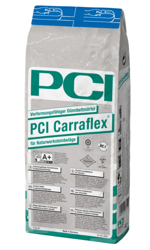 PCI Carraflex Dünnbettmörtel, verformungsfähig, weiß