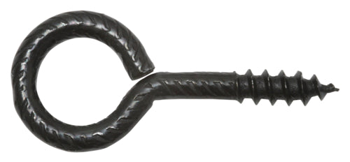 SWG Ringschraube rustikal, schwarz beschichtet, Stahl – (2 Stück)