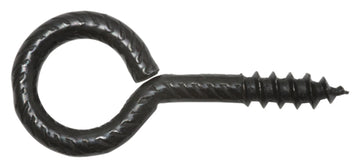 SWG Ringschraube rustikal, schwarz beschichtet, Stahl – (2 Stück)