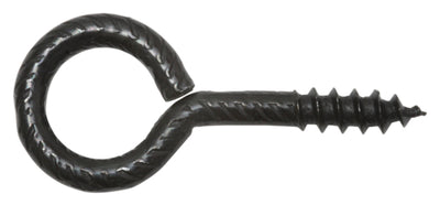 SWG Ringschraube rustikal, schwarz beschichtet, Stahl – (2 Stück)