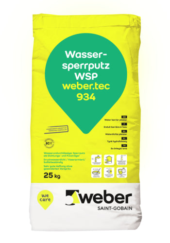 weber.tec 934 N Wassersperrputz WSP, 25 kg, grau