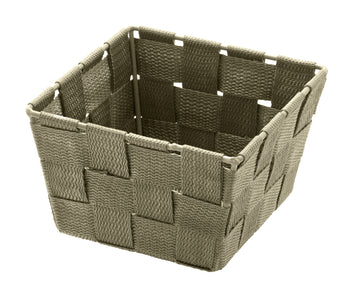 WENKO Badkorb ADRIA MINI SQUARE taupe