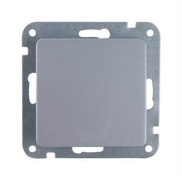 UNITEC GENUA A-/W-Schalter Aus/Wechselschalter silber, UP