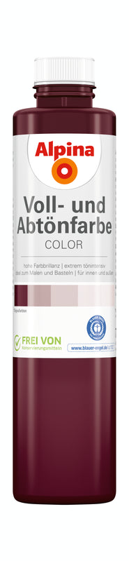 ALPINA Abtönfarbe (Braun), wasserbasierte Dispersionsfarbe 0,25 l