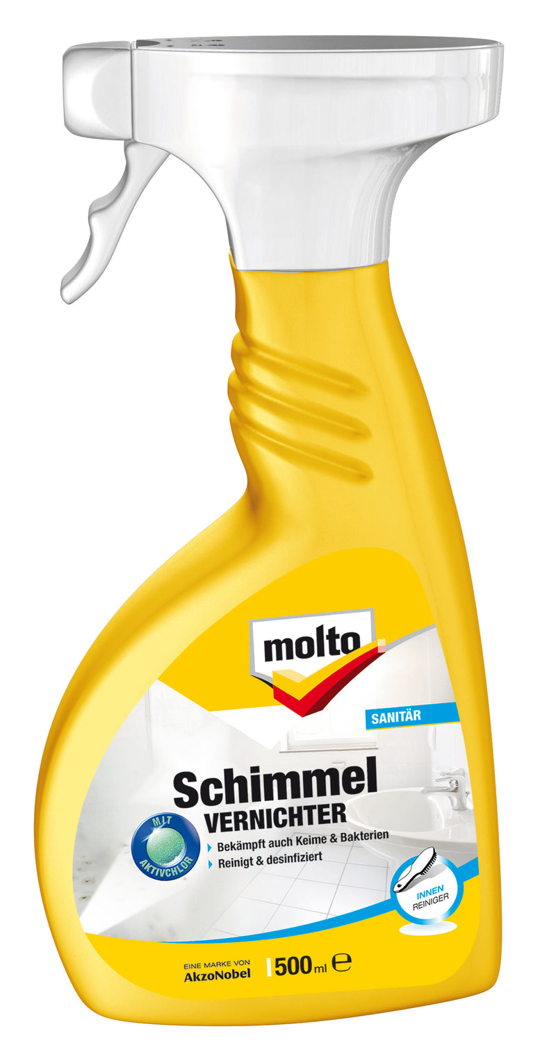 Molto Schimmel Vernichter 500 ml Sprühflasche, Innenanwendung