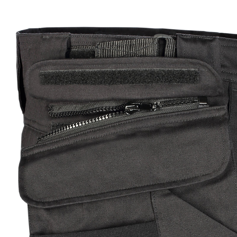 TRIUSO Rangertasche aus 100% Baumwolle, schwarz, 310 g