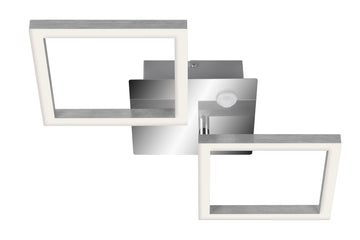 HVMM Deckenleuchte LED mit Sensor chrom-alu, 12 W