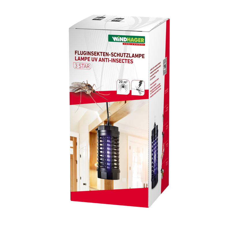 Windhager 3 Star Fluginsekten-Schutzlampe 4 W, Innen (Lichtfalle)