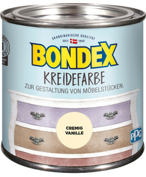 Bondex Kreidefarbe cremig Vanille, innen, 0,5 l