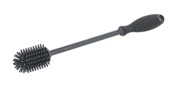 WENKO Spülbürste aus Silikon, schwarz, Länge 25 cm, 1 Stück
