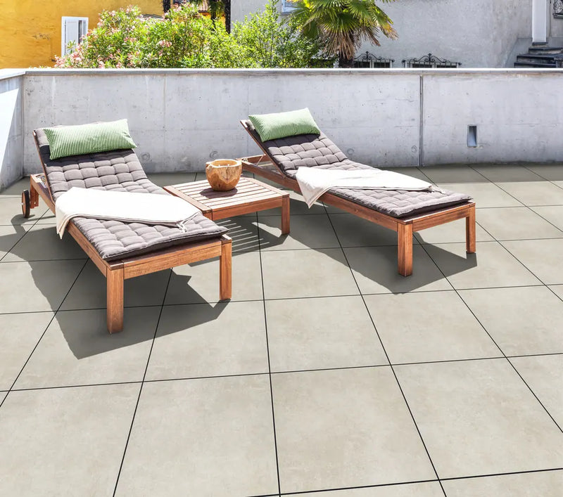 Galanda Verbundkeramik Terrassenplatte Vinaria beige, 60x60x4 cm