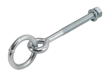 VORMANN Barrenring verzinkt als Ringschraube, Gewinde M12, Ø40, 98 mm