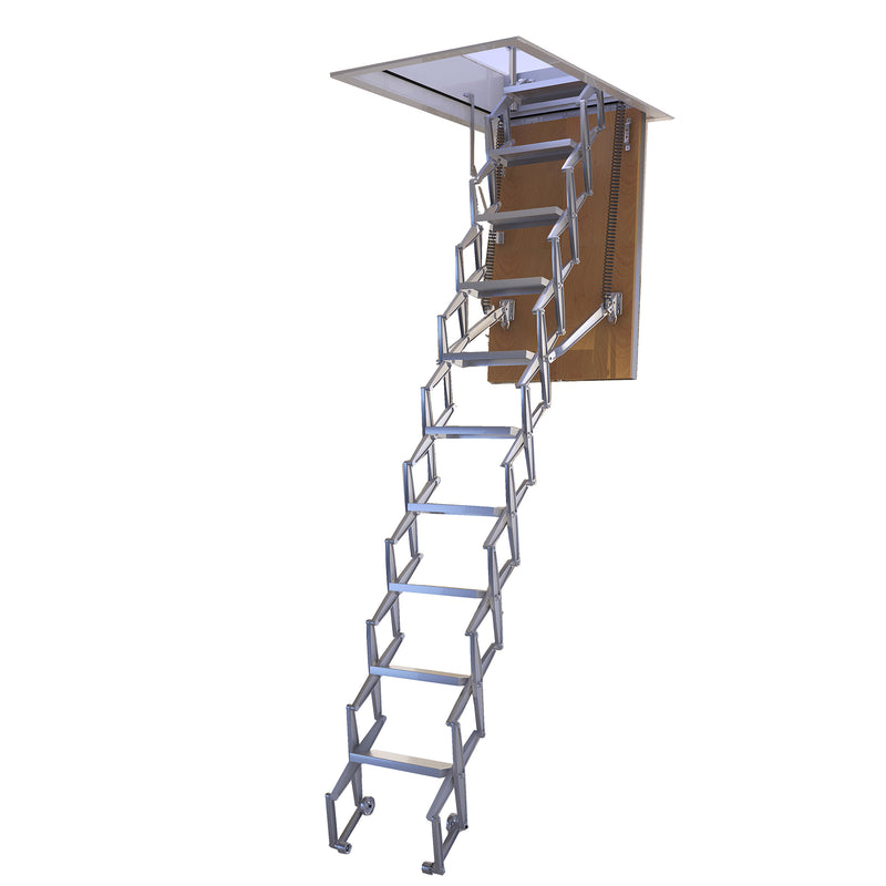 DOLLE alu-top Bodentreppe aus Aluminium bis 279 cm, Höhe 24 cm Lukenkasten