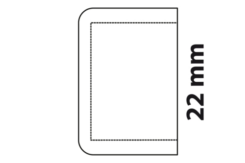 Schütte CU Endkappe blank 22 mm, 1 Muffe (2 St.)