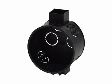 UNITEC UP-Schalterdose 1-fach, rund aus Kunststoff, Tiefe 40 mm (60 mm)