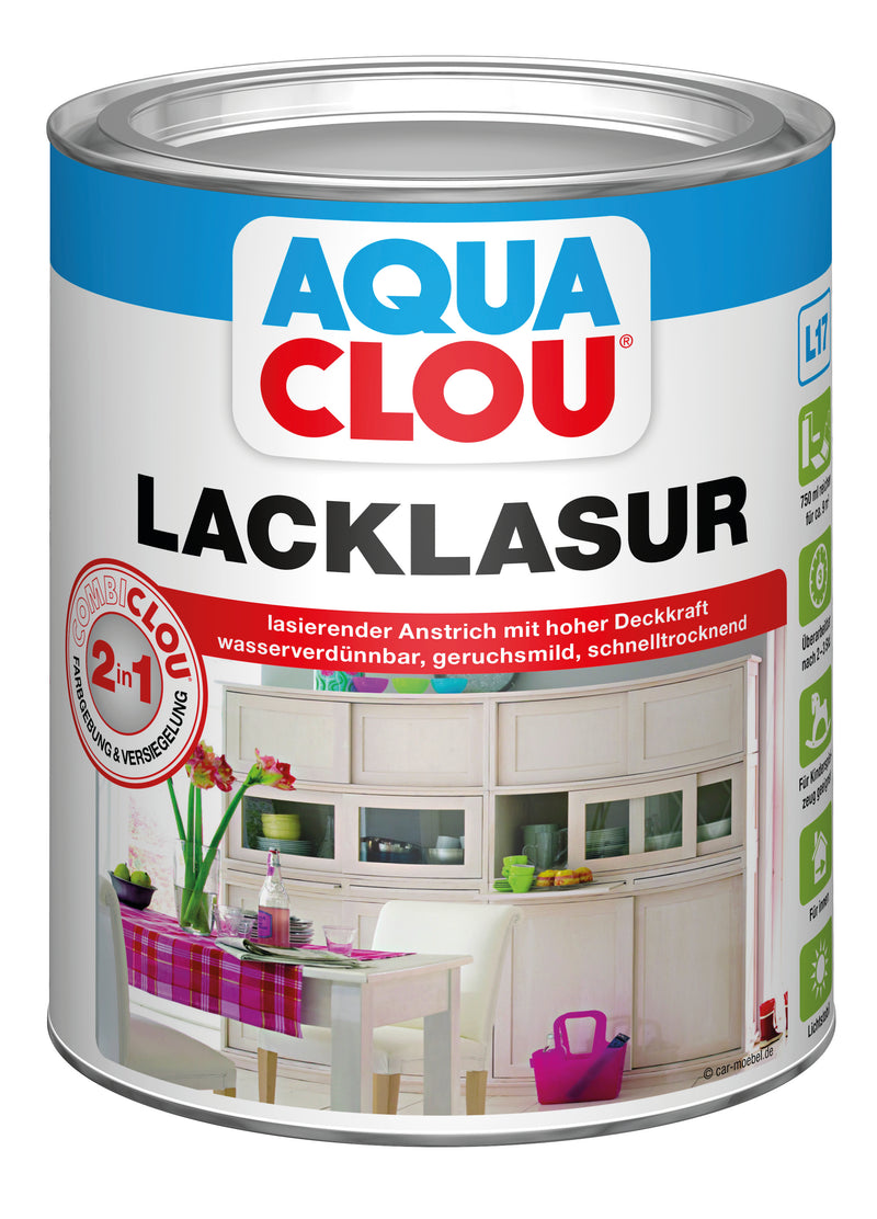 KRAUTOL AQUA COMBI-CLOU Lack-Lasur L17, 750 ml