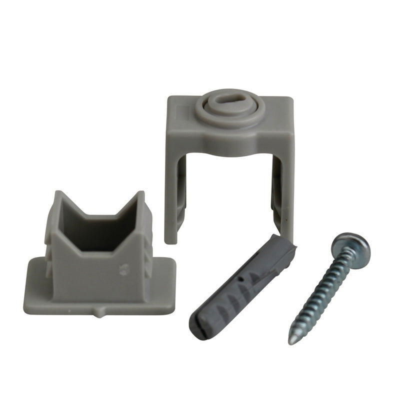 Inter-Union Greif-Druckschelle grau, Klemmschelle 6–16 mm 1-fach (6 Stück)