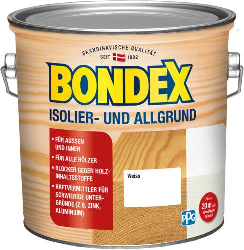 Bondex Isolier- & Allgrund weiß 2,5 l