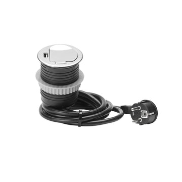 INTER-UNION Einbaudose Schuko+USB, Nr. 264002, 3 Stück