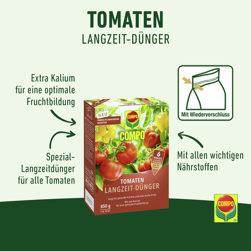 COMPO Tomaten Langzeit-Dünger EREG Feststoffdünger für außen