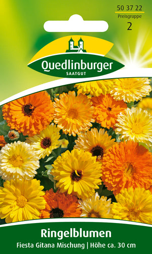 QUEDLINBURGER SAATGUT Ringelblume Fiesta Gitana Mischung PG 2, bunt