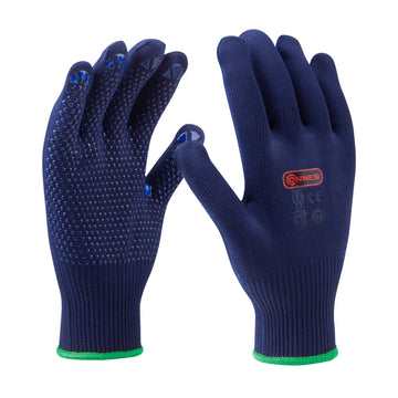 CONNEX Handschuhe Feinstrick blau