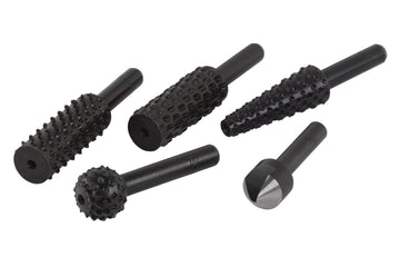 Wolfcraft Raspel- und Senker-Set 5-tlg., Satz für Feilen & Raspeln
